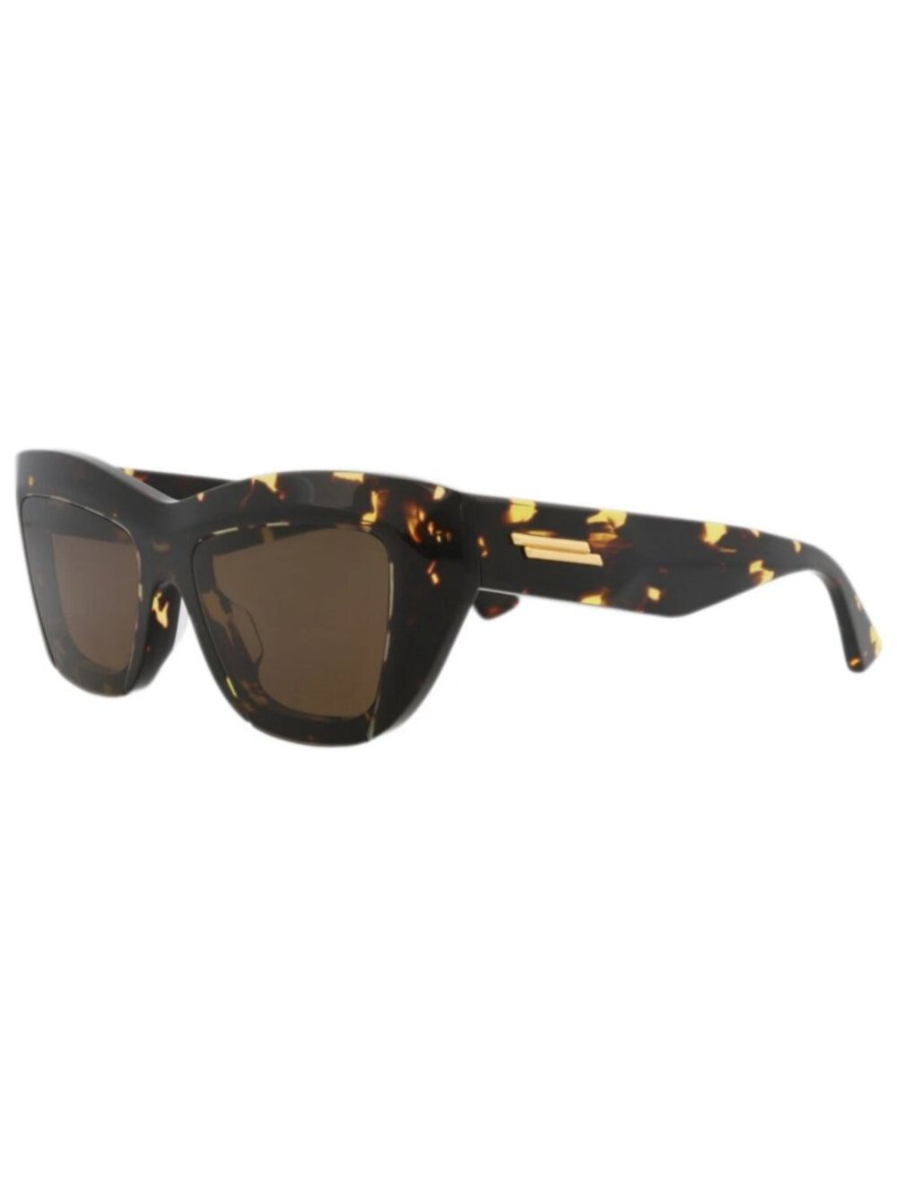 New Bottega Veneta Women's Sunglasses Cat Eye Recycled Acetate Frame Havana